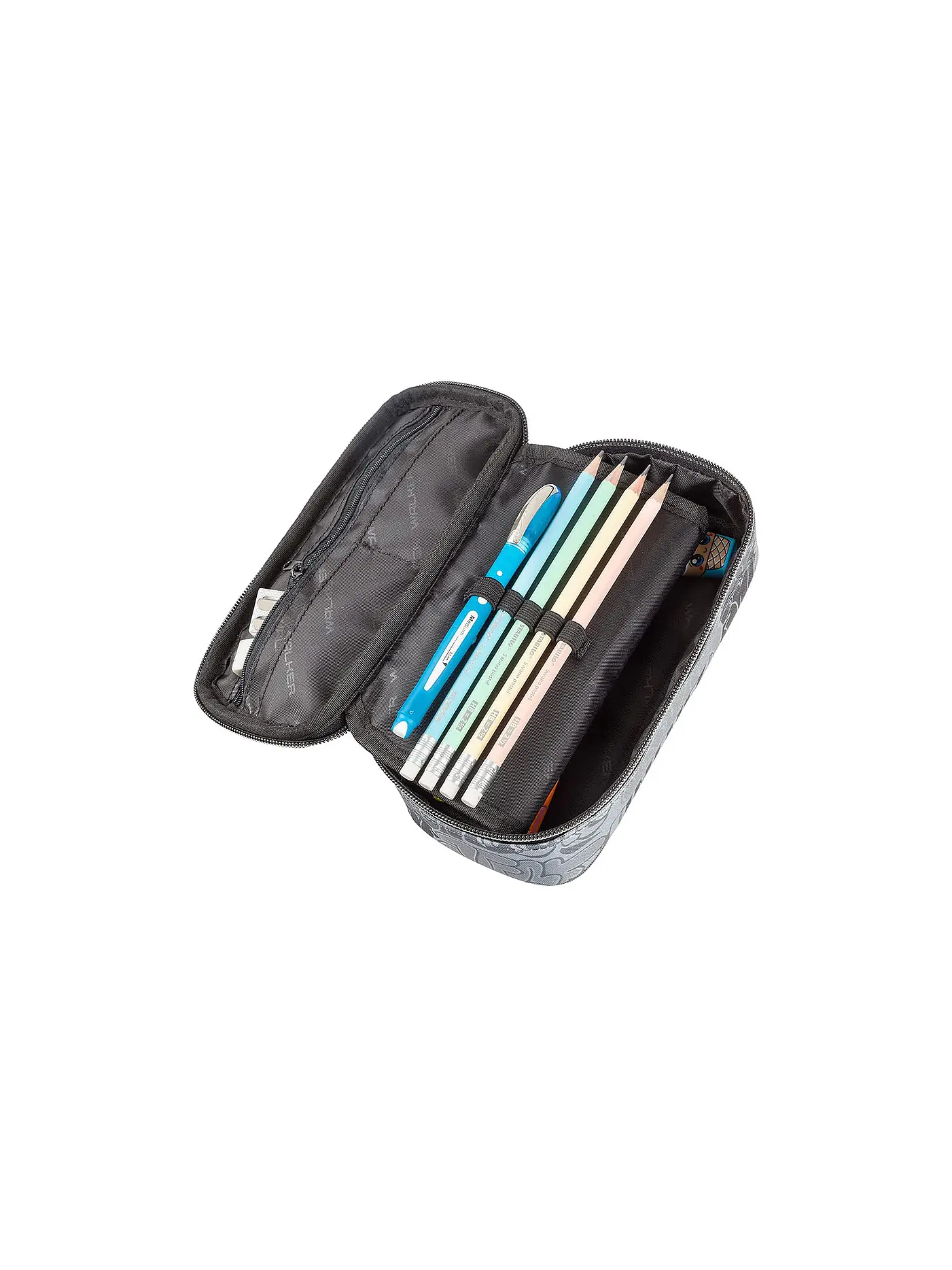 WALKER | Federmappe Pencil Box Concept Blue Washed | 
